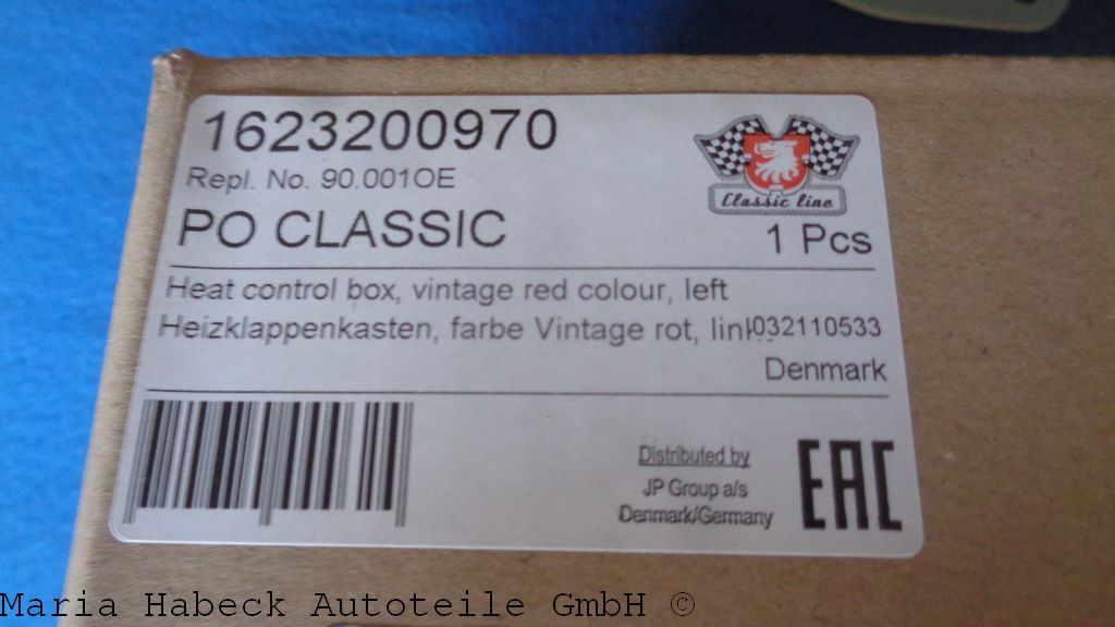 JP Heizklappenkasten links Vintage rot 911/ 912 Bj. 65-82   90.001OE JP Heizklappenkasten links Vintage rot 911/ 912 Bj. 65-82   90.001OE