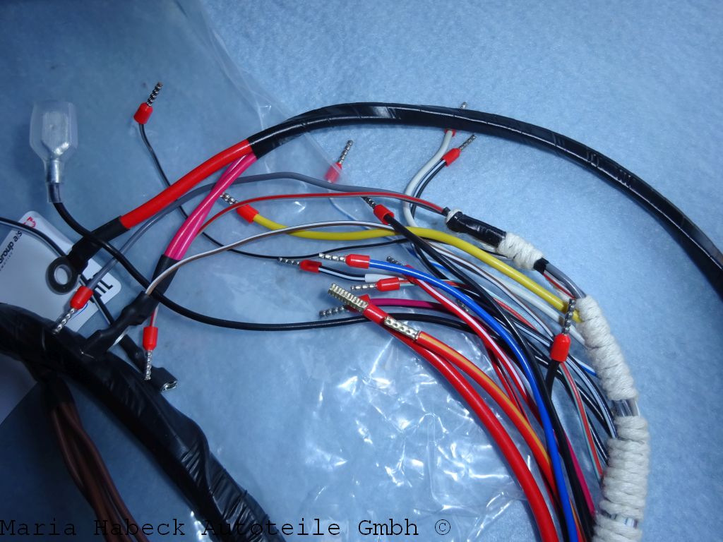 JP wiring harness boot floor Porsche 911 year 74-76 1699900710 91161200212