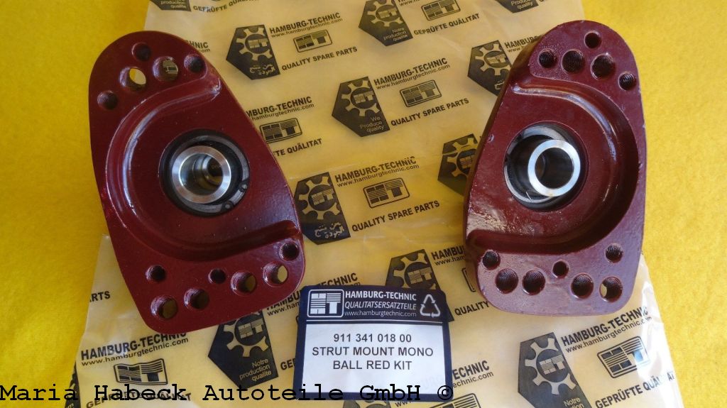 HT Federbeinlager / Domlager SET  Sport RED / KIT