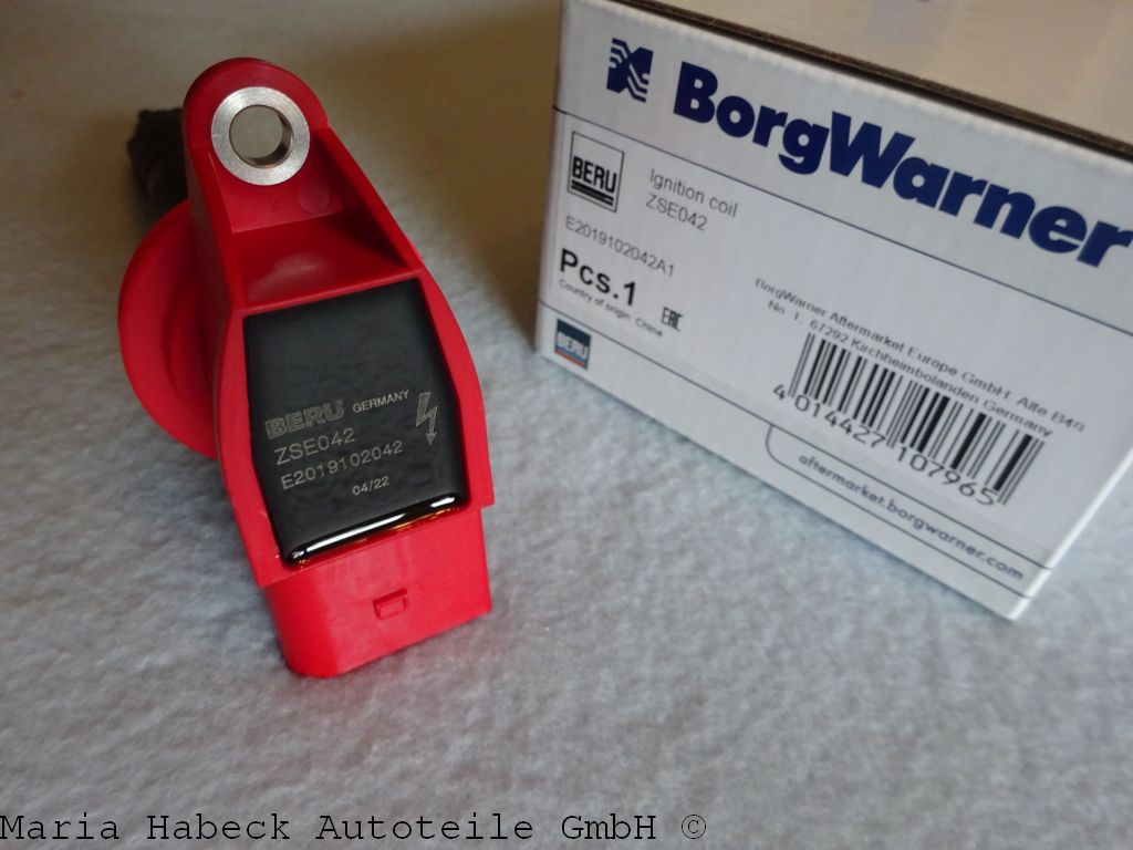Beru ignition coil / spark plug connector Cayenne ZSE 042 Beru ignition coil / spark plug connector Cayenne ZSE 042
