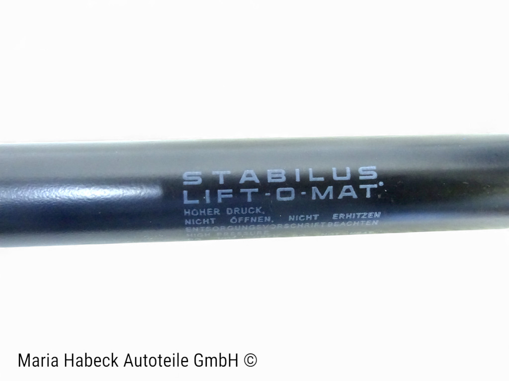 Stabilus Haubendämpfer  hinten Porsche 911  370 N  9365BE  91151233101