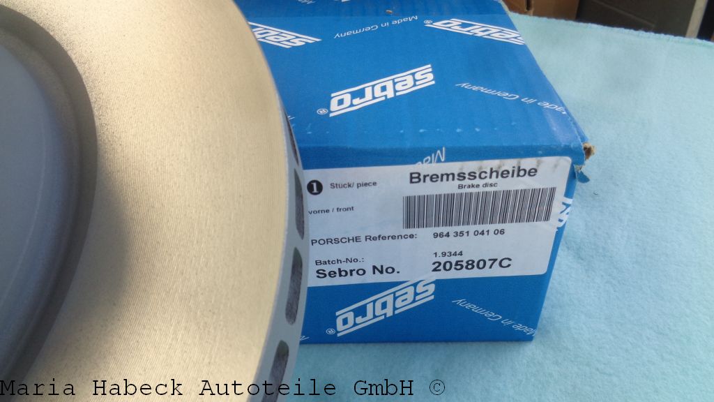 Brake disc front axle left / right Brake disc front axle left / right