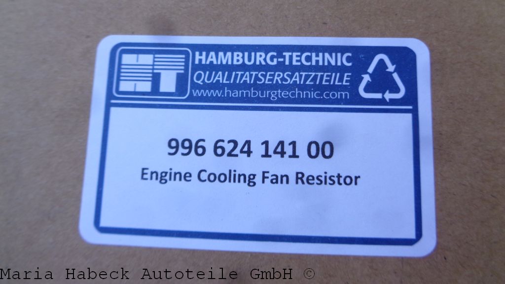 HT series resistor for radiator fan Porsche 996 99662414100