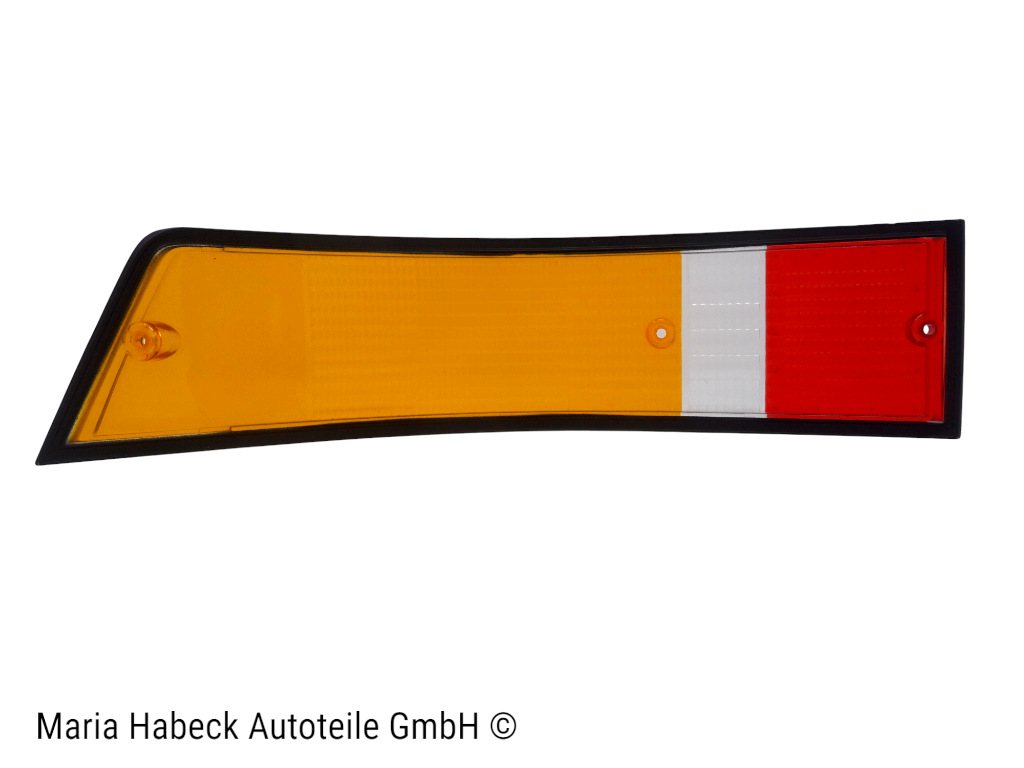 TMP Blinker glass rear right EU black w/ screws Porsche 911 yr 72-89 91163195000