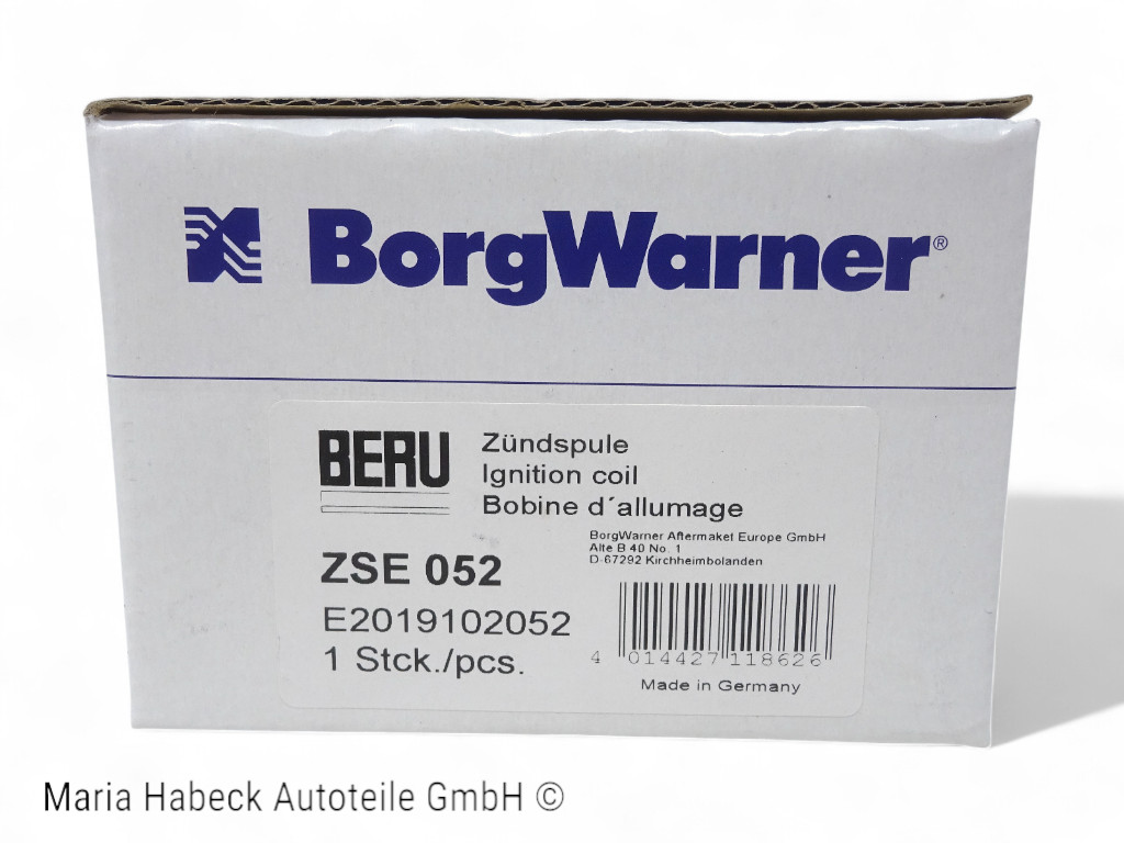 Beru ignition coil spark plug connector  Porsche 987 997 991 ZSE052  9A160210406 Beru ignition coil spark plug connector  Porsche 987 997 991 ZSE052  9A160210406