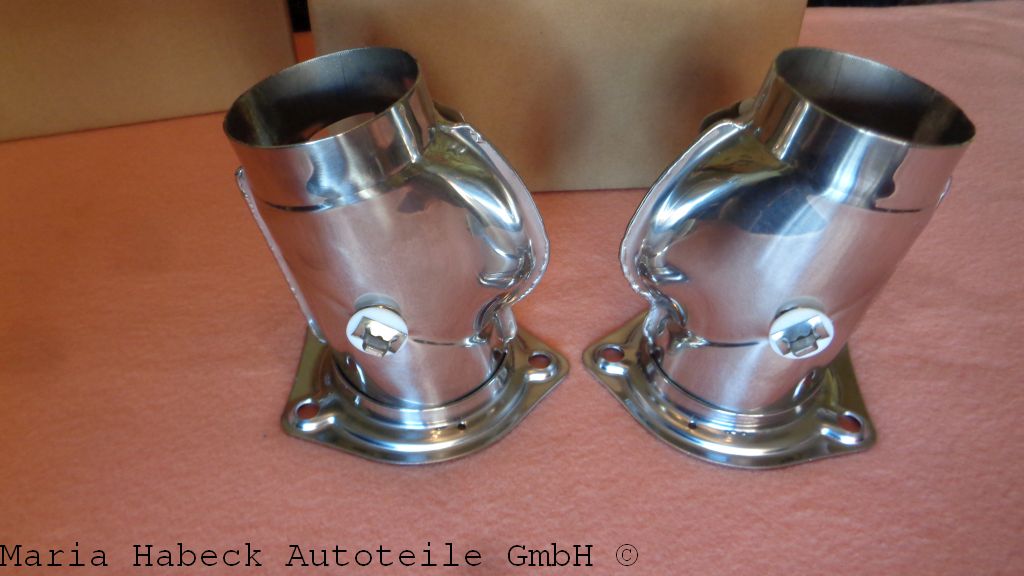 Stilcars Heizklappen -Set  Porsche 911 Edelstahl  kurz 65-83