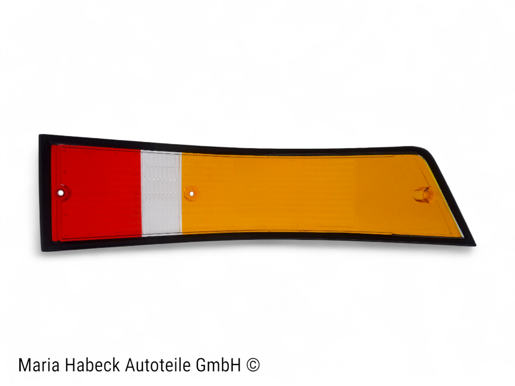 TMP Blinker glass rear left EU black w/ screws Porsche 911 yr 72-89  91163194900