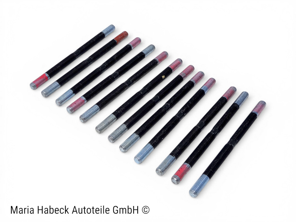 HT Zylinderkopfbolzen Stahl 993 Design SET 12 Porsche 911 964  993  99310117053