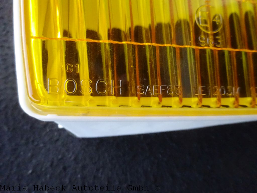 Bosch Fog light replacement lens yellow left  for Porsche 911 3.2  91163194100