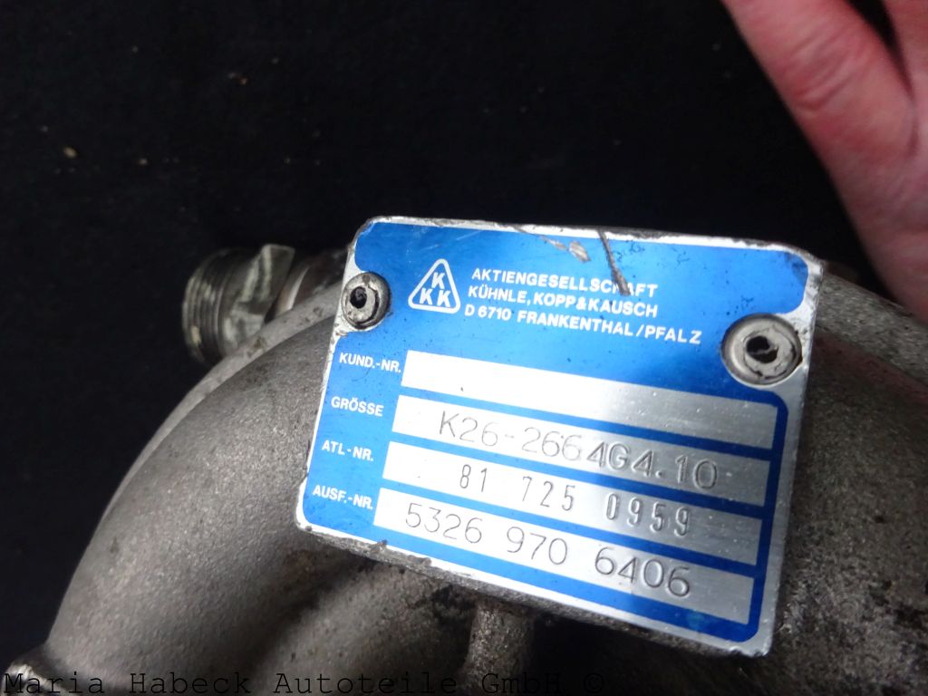 OE Turbolader KKK  Porsche 924 Turbo 93112300407  gebraucht