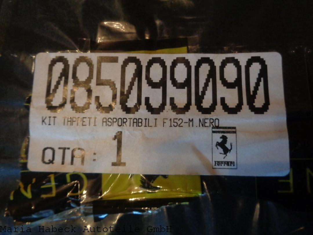 OE Fußmattensatz schwarz  für Ferrari F512 / Berlinetta  85099090