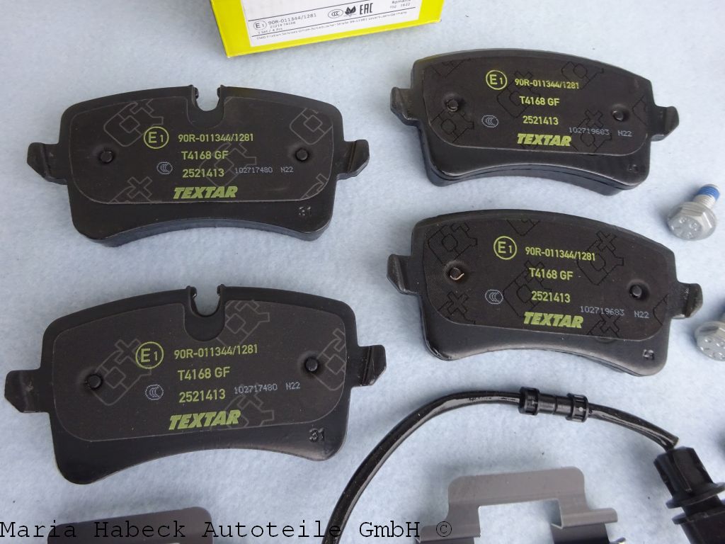 Textar Brake pad set for Macan (95B) rear 2521413 Textar Brake pad set for Macan (95B) rear 2521413