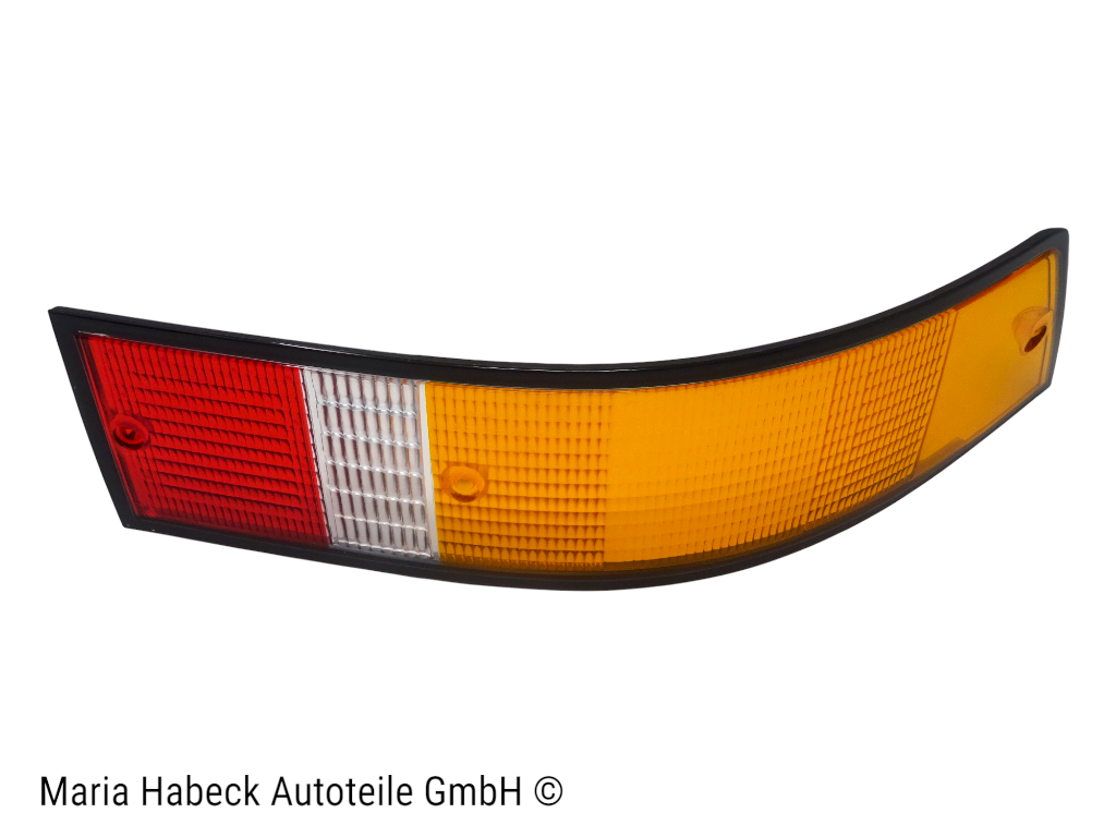 TMP Blinker glass rear right EU black w/ screws Porsche 911 yr 72-89 91163195000