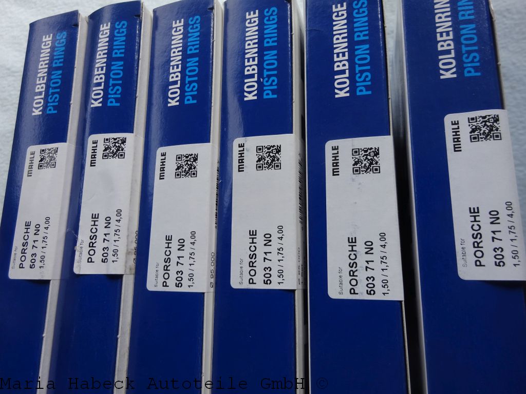 Mahle Piston ring set 6 pieces 911 3,0    503 71 N0 Mahle Piston ring set 6 pieces 911 3,0    503 71 N0