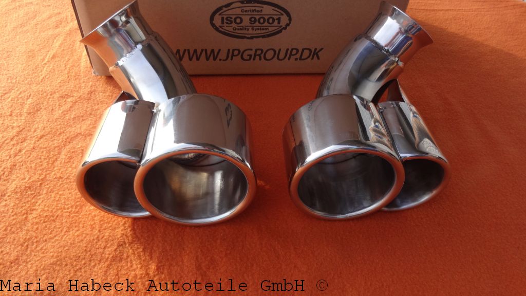JP Auspuffendrohr Turbo Look Edelstahl  für Porsche 996 Bj. 97-01  99611125155