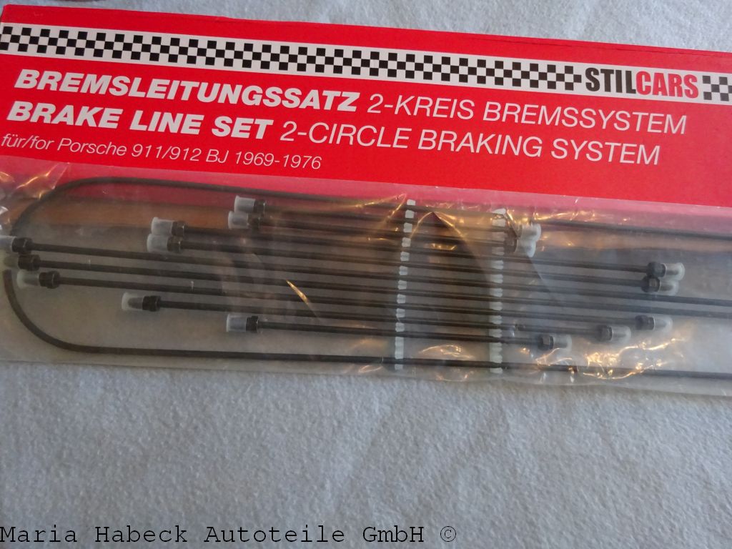 Stilcars Bremsleitungssatz 911/912 2-Kreis ab 69   9400051