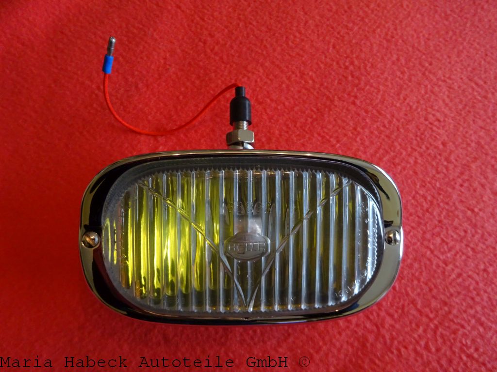 Hella 128 Nebelscheinwerfer 901 Chrom / Reflektor gelb 128 ZN   64463120103