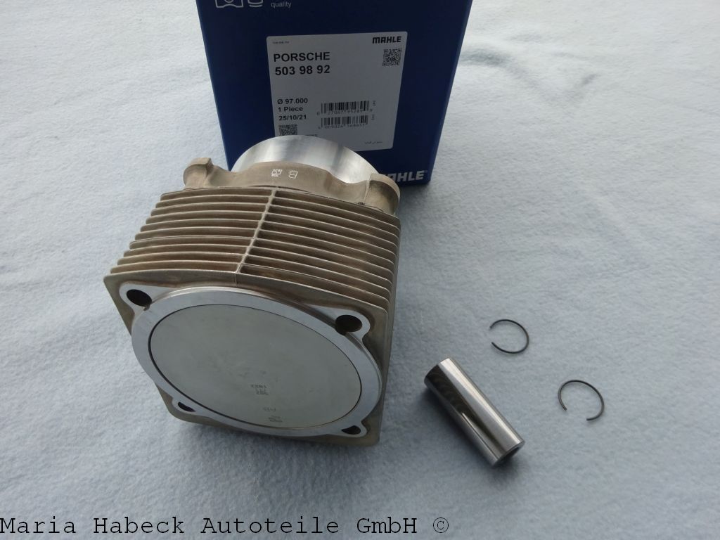 Mahle  Piston and cylinder assembly  for Porsche 964 Turbo  5039892  93010395409 Mahle  Piston and cylinder assembly  for Porsche 964 Turbo  5039892  93010395409