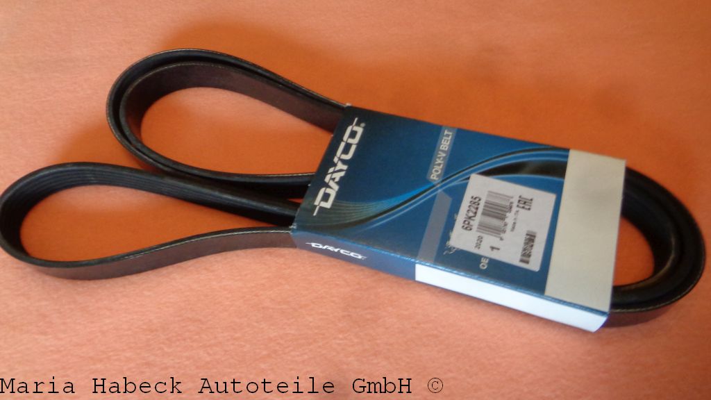Dayco Keilrippenriemen 996 Turbo/  997 Turbo   6 PK 2285 Dayco Keilrippenriemen 996 Turbo/  997 Turbo   6 PK 2285
