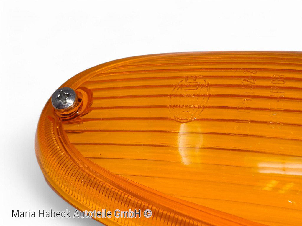 Hella indicator lens front orange US for 914 9EL107805-001 91463193411 Hella indicator lens front orange US for 914 9EL107805-001 91463193411