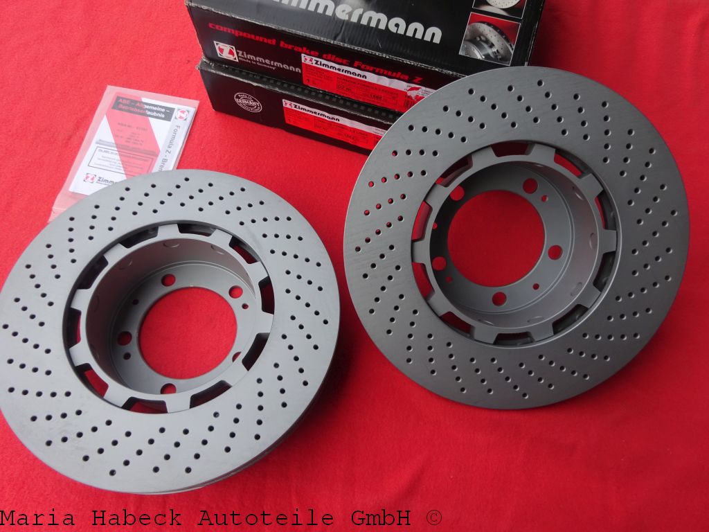 Zimmermann Bremsscheiben SET 993 Turbo/GT2 rechts VA Formula Z 460.1565.70/64.70 Zimmermann Bremsscheiben SET 993 Turbo/GT2 rechts VA Formula Z 460.1565.70/64.70