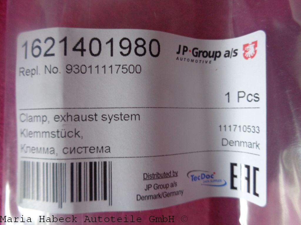 JPClamp for muffler 3,2 R 84-89 L = 648mm SSI quality