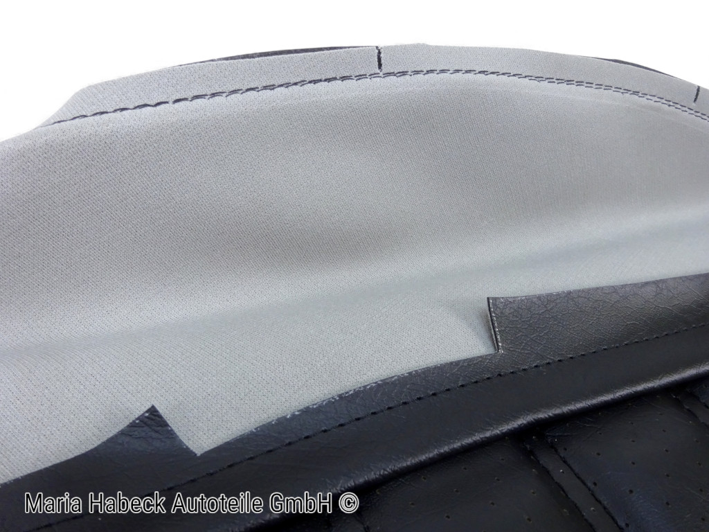 S- Trim Sitzbezug SET Kunstleder Schwarz Porsche 911 74-89