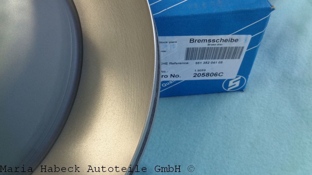 Sebro brake disc rear  964 C2 / C4    205806C