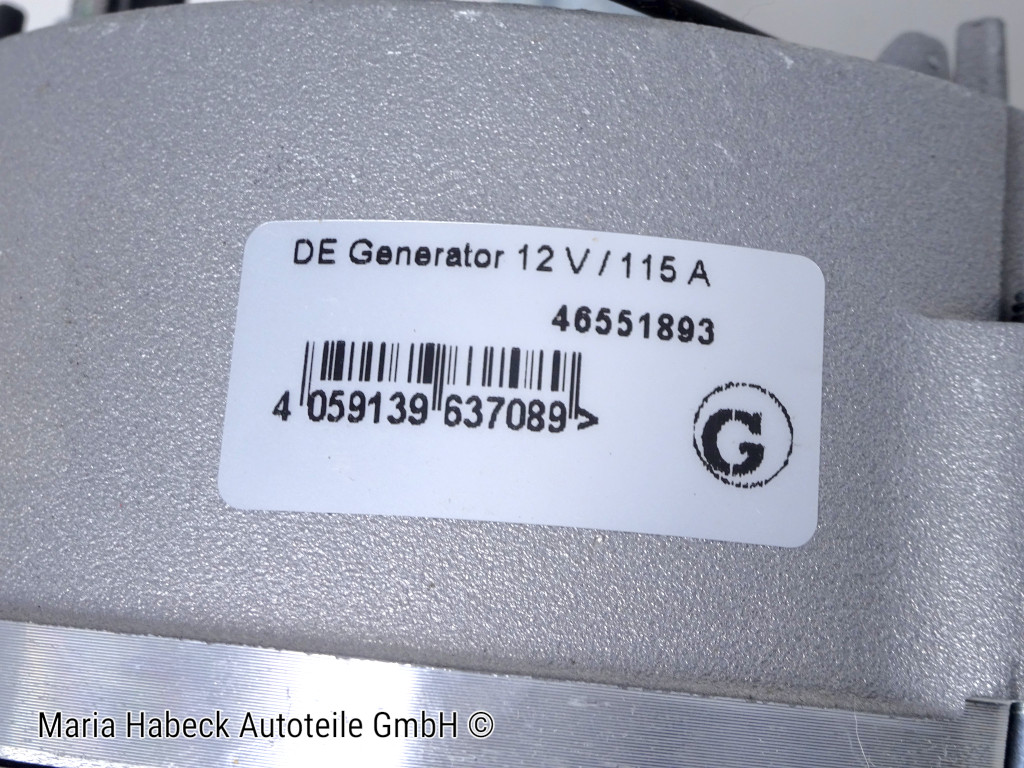 G Parts  Lichtmaschine  Porsche 964 / 993 14 V 115 Ah   96460315601