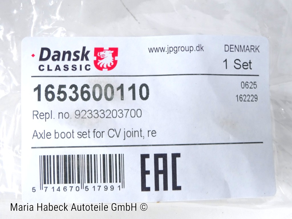JP Antriebswellen Manschetten SATZ  SET 2  Porsche 911 2,7 -3,2  92333203700