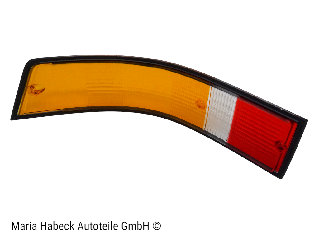 TMP Blinker glass rear right EU black w/ screws Porsche 911 yr 72-89 91163195000