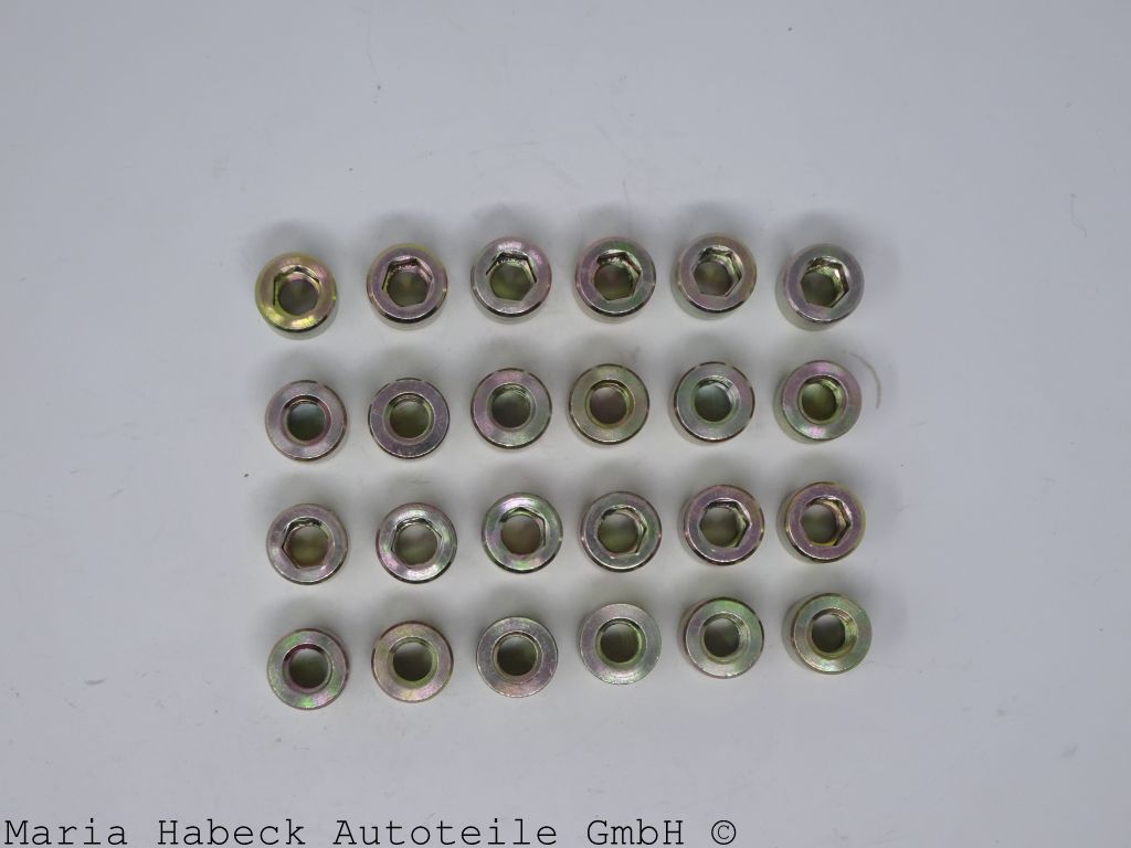 Set 24 Stck. HT Zylinderkopfmuttern M10 alle Porsche 911 / 930  90110438202