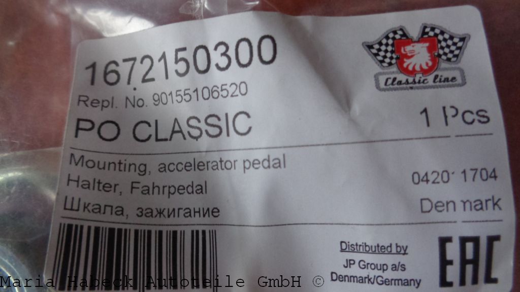 Accelerator pedal stop  for Porsche  911/912/914  63-77 Accelerator pedal stop  for Porsche  911/912/914  63-77