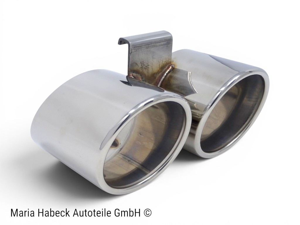 JP Auspuffblende Doppelrohr  Porsche Boxster 986 Bj. 96-04 1620704400  94.905S