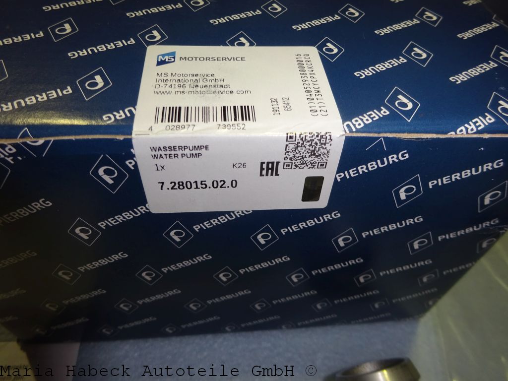 Pierburg Wasserpumpe 987 / 997   7.28015.02.0 Pierburg Wasserpumpe 987 / 997   7.28015.02.0