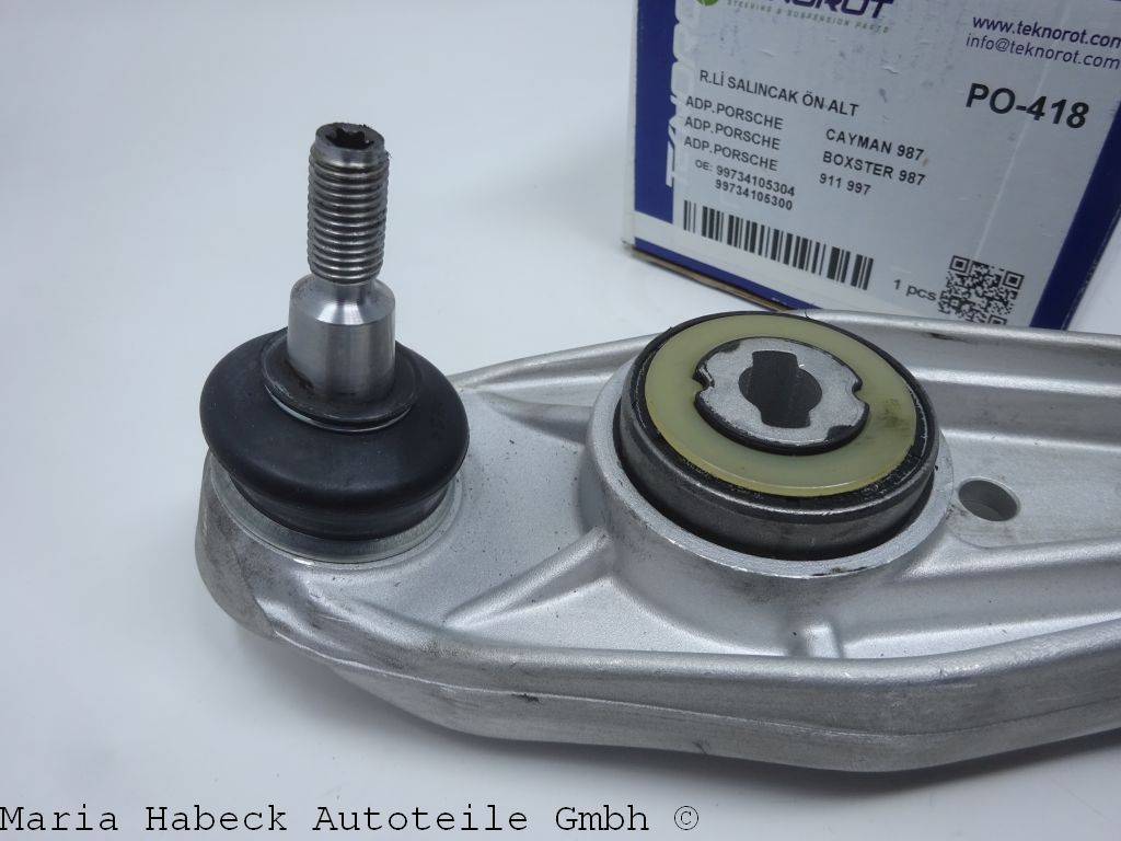 Teknorot Querlenker Porsche 997 991 Cayman VA  unten    99734105304  99134105306