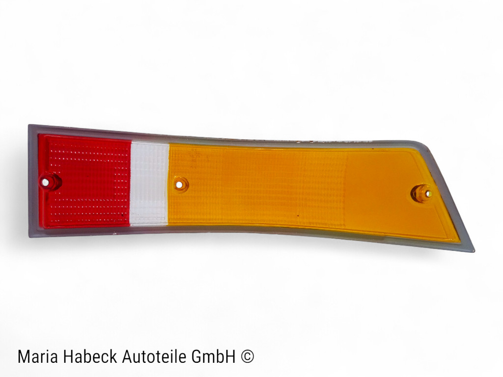 Blinker glass rear left EU chrome w/ screws  Porsche 911 yr 69-89  91163194900