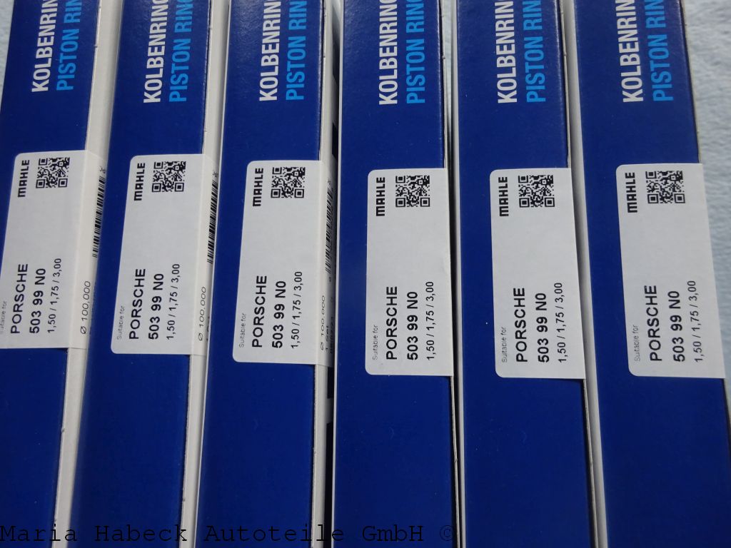 Mahle piston ring sets set 6 Porsche 964 3.6 C2/4 50399N0 96410392500 Mahle piston ring sets set 6 Porsche 964 3.6 C2/4 50399N0 96410392500