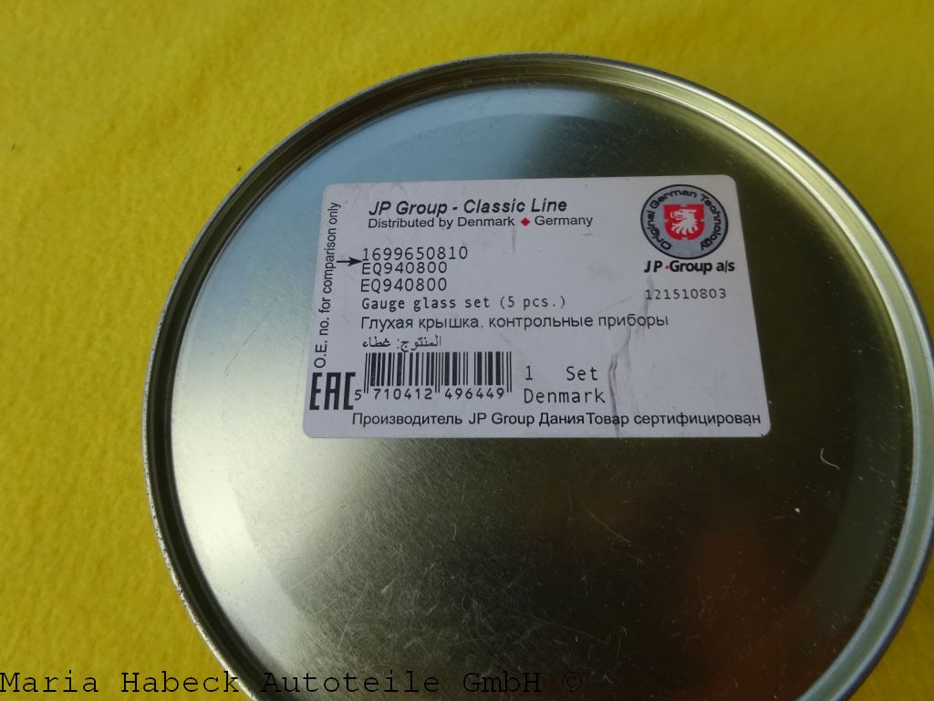 JP instrument insert replacement glasses set 5 pieces for Porsche 911 EQ940800 JP instrument insert replacement glasses set 5 pieces for Porsche 911 EQ940800