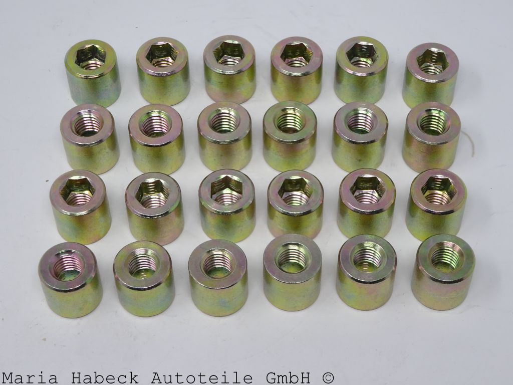 Set 24 Stck. HT Zylinderkopfmuttern M10 alle Porsche 911 / 930  90110438202