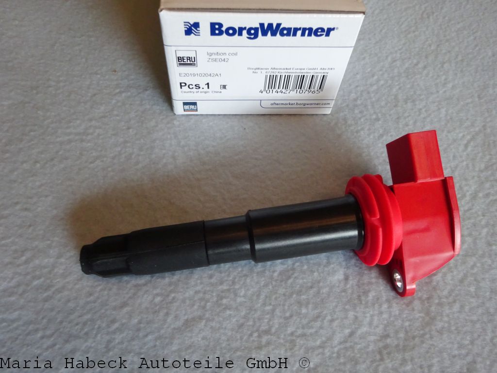 Beru ignition coil / spark plug connector Cayenne ZSE 042 Beru ignition coil / spark plug connector Cayenne ZSE 042