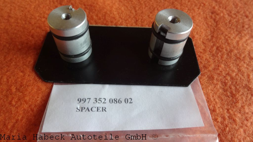 Damping plate double for brake pads 997 352 086 02