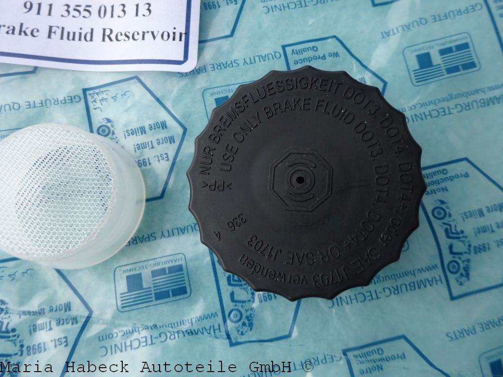 HT  brake fluid tank with cap and strainer 911 Bj.1969 - 1977   911355013 13 HT  brake fluid tank with cap and strainer 911 Bj.1969 - 1977   911355013 13