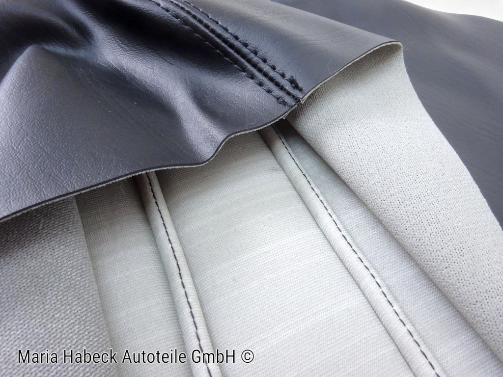 S-Trim Vinylbezug  Porsche  356 Sitzbezug schwarz   links / rechts  1960-1965