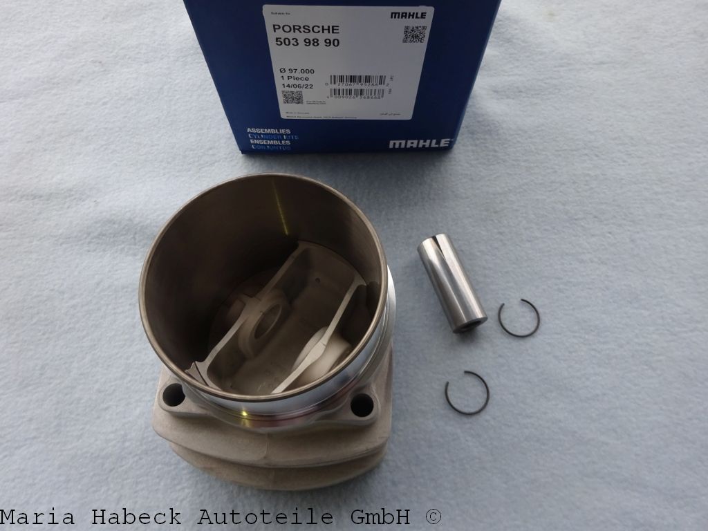Mahle Piston and Cylinder Assy Porsche 3,3 Turbo 5039890 93010396904