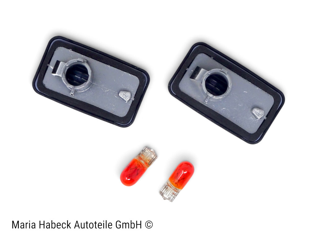 TMP  Seitenblinker schwarz Set 2 Stck kompl.  Porsche 911 / 964 / 944  4A0949101