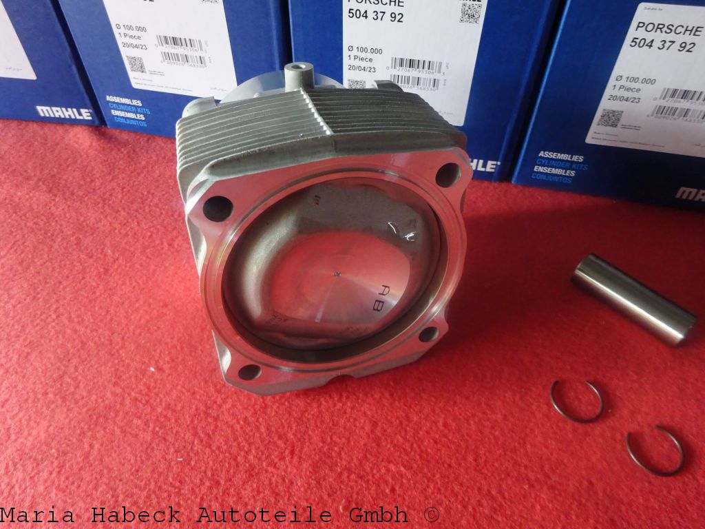 Mahle piston and cylinder 6 Porsche 993 3.6 complete 5043792 99310391523