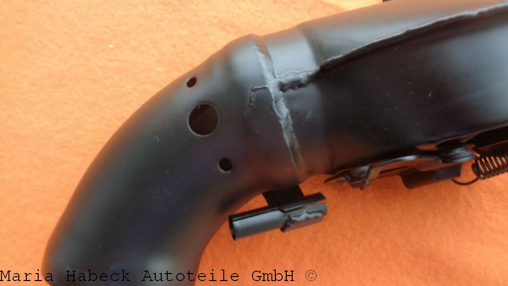 Stilcars Heizklappen-Set Edelstahl lang schwarz inkl. Dichtung 911 Bj. 84-89