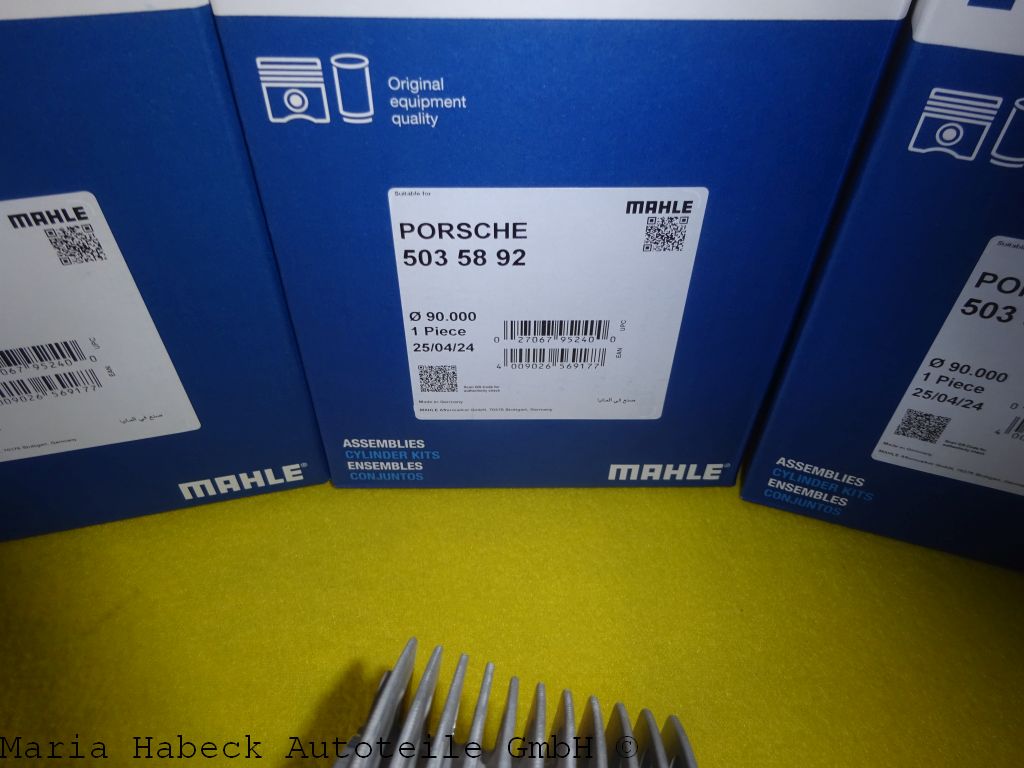 Mahle piston and cylinder assy set 6 pcs. 911 2.7 150 hp 5035892 91110395191
