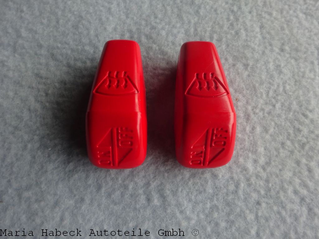 JP heating flap actuation button SET 2 red Porsche 911 91142479203